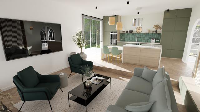 Elegancia Contemporánea en Verde