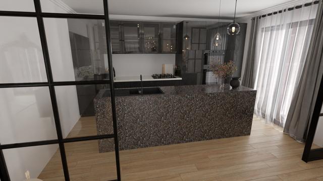 Fusión Contemporánea Cocina y Salón con Alma Industrial - Imagen 4