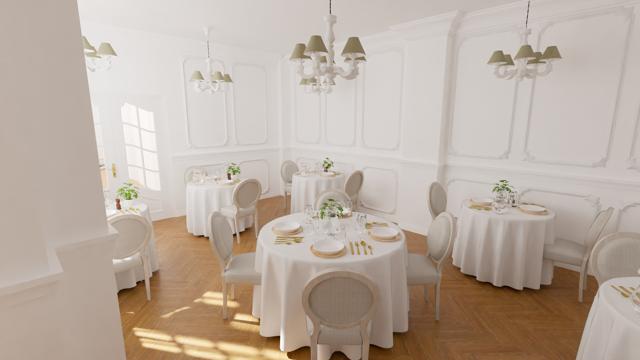 Restaurante de Alta Cocina con Elegancia Atemporal