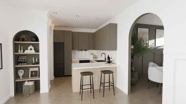 Elegancia Contemporánea en Verde Sage